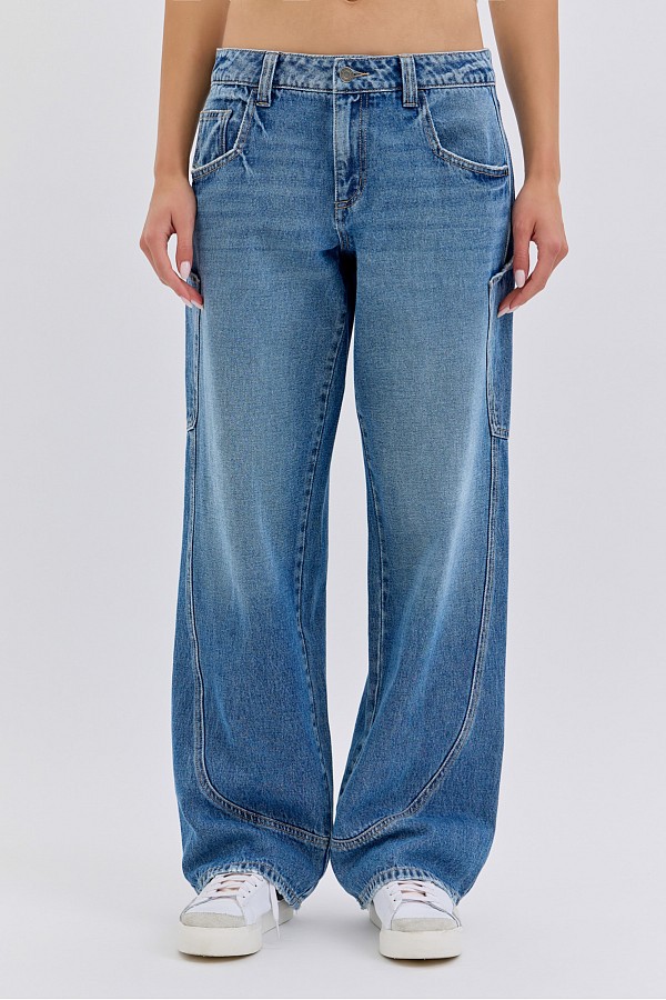 Low Baggy Jean with Side Pockets